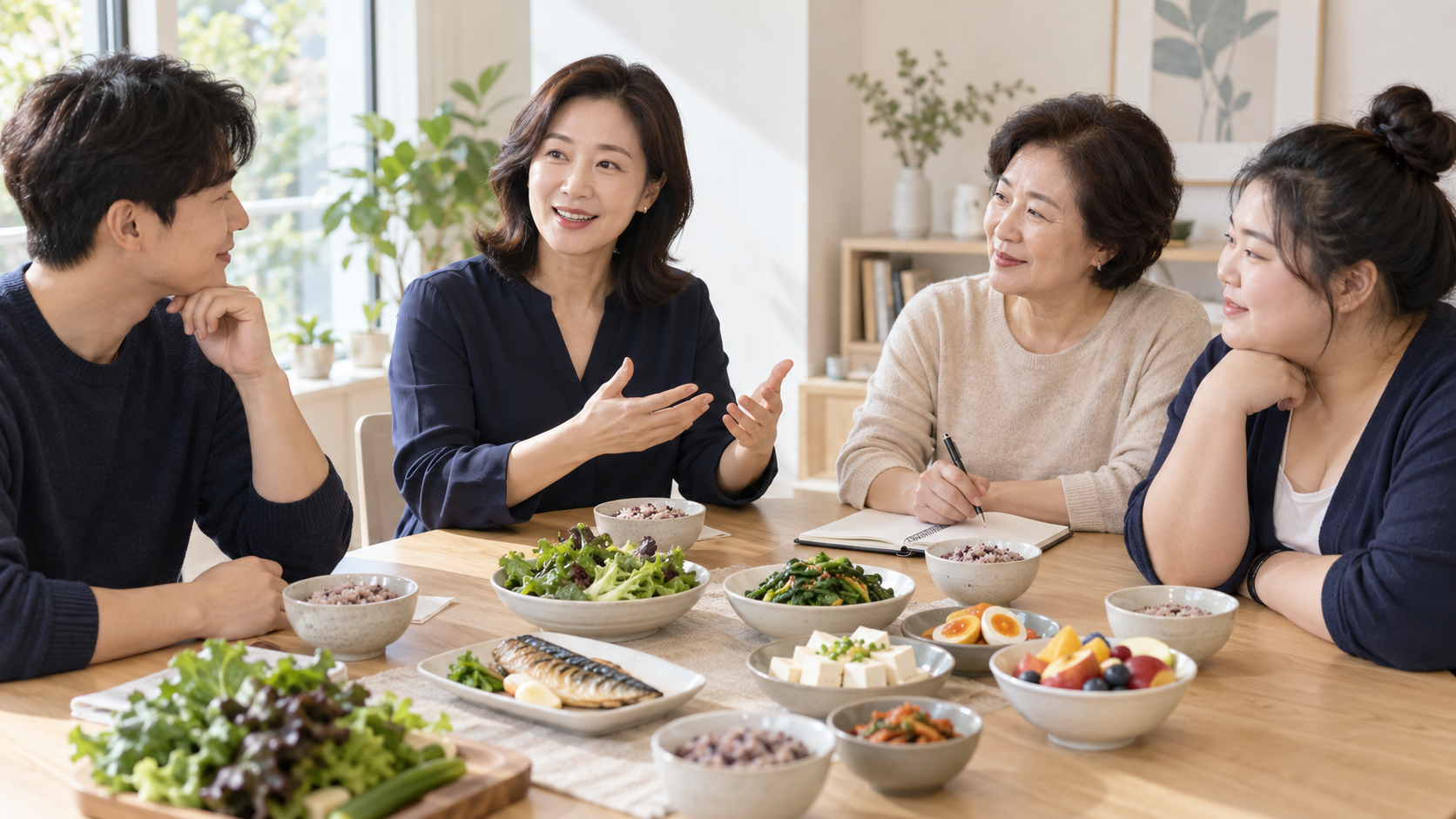 건강한 변화의 습관를 표현한 연출 이미지